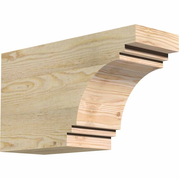 Ekena Millwork Pescadero Rough Sawn Rafter Tail, Douglas Fir, 6"W x 10"H x 18"L RFT06X10X18PEC00RDF - main